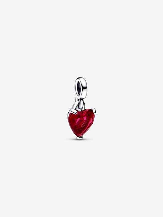 Charm Amuleto de Corazon Rojo