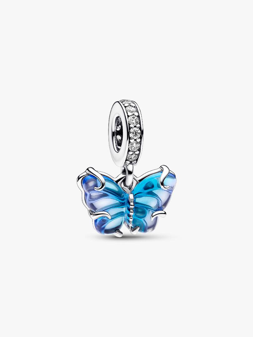 Charm Colgante Mariposa azul