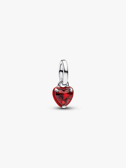 Charm Mini Colgante Corazón chakra rojo
