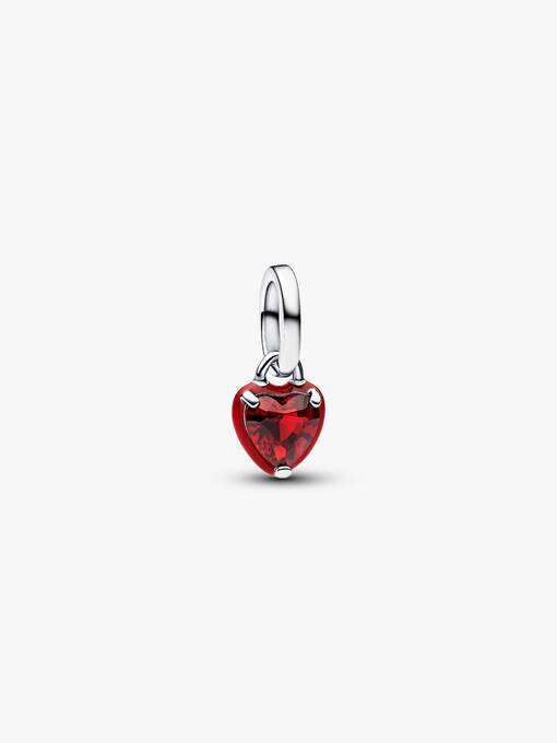 Charm Mini Colgante Corazón chakra rojo
