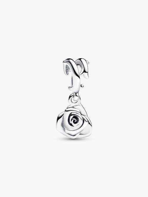 Charm Colgante Rosa en Flor