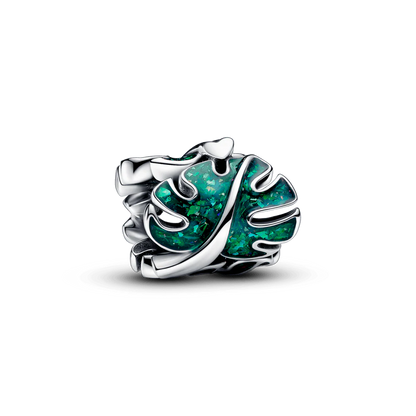 Charm Hoja Tropical Verde