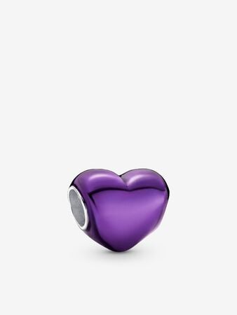 Charm Corazon Morado