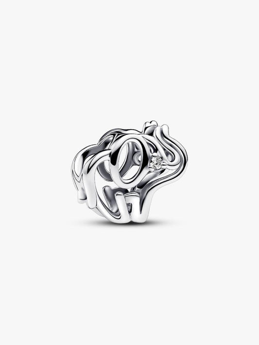 Charm Elefante Plateado