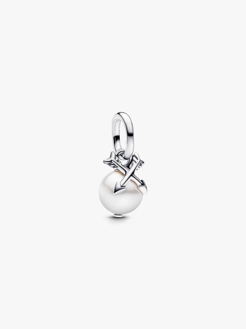 Charm Mini Colgante Perla y Flechas