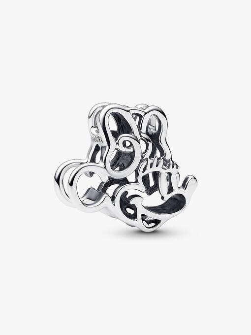 Charm Minie Plateada
