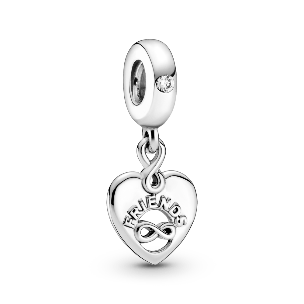 Charm Corazon e infinito "Friends"