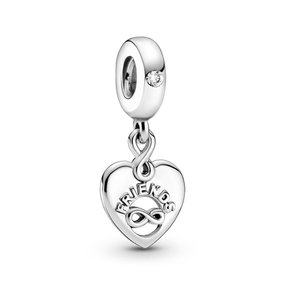 Charm Corazon e infinito "Friends"