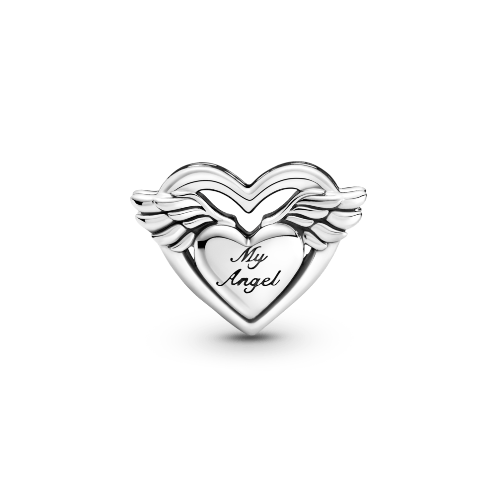 Charm Corazón y Alas "My Angel"