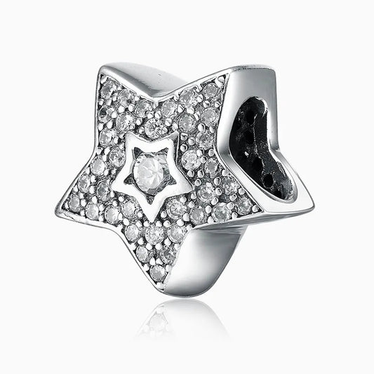 Charm Estrella Brillante con Destellos