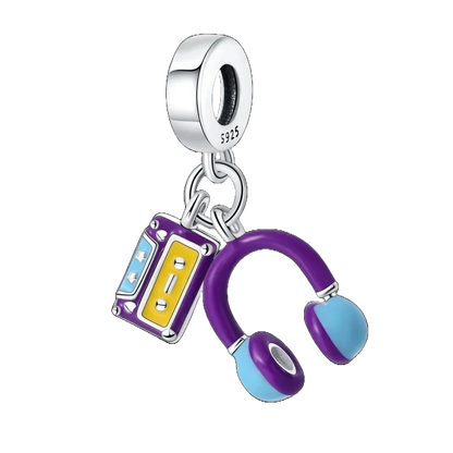 Charm Casete y Aud√≠fonos