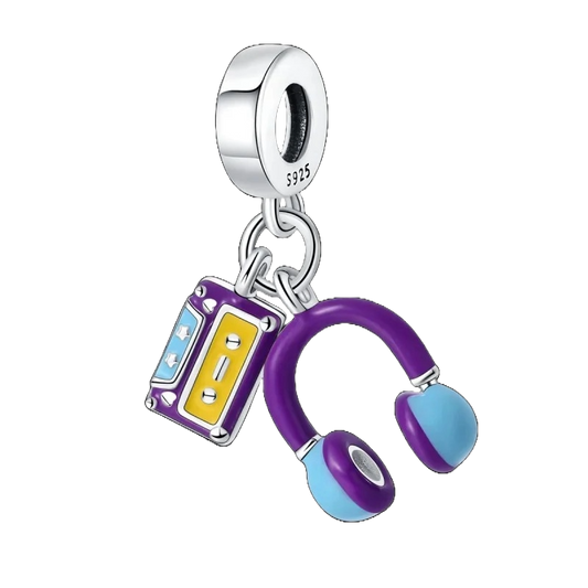 Charm Casete y Aud√≠fonos