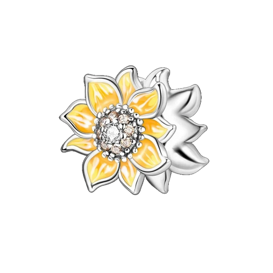 Charm Girasol "Energ√≠a y Paz"