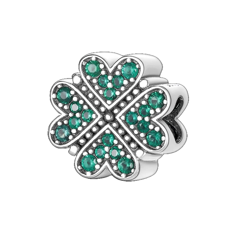 Charm Trebol Diamantado