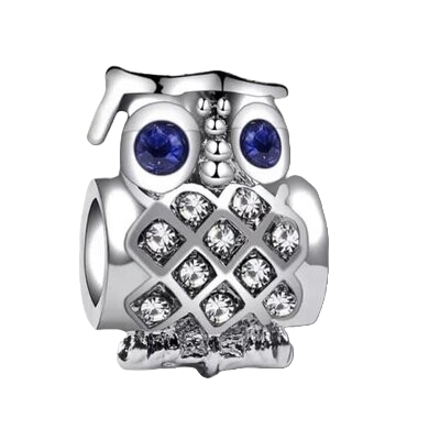 Charm Buho de Graduación Diamantado