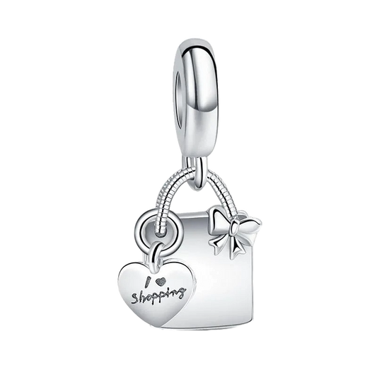 Charm Bolso Plateado
