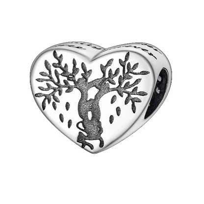 Charm Charm Corazon de Arbolito Bonsai