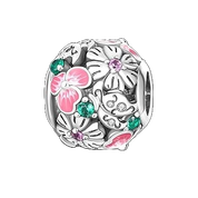 Charm Abalorio Flores Encantadas