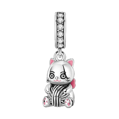 Charm Gatito con Estambre