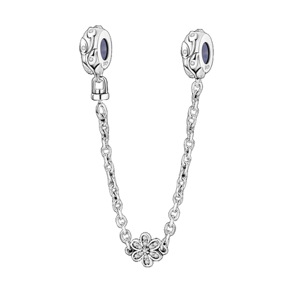 Cadena de Seguridad Flor Diamantada