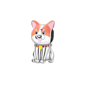 Charm Perro Akita