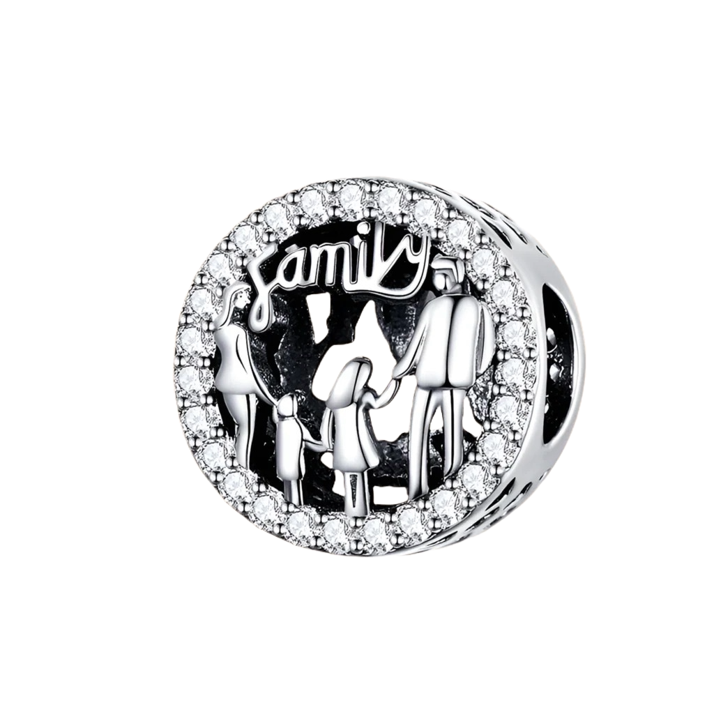 Charm Familia entre Diamantes
