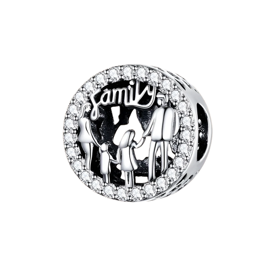 Charm Familia entre Diamantes