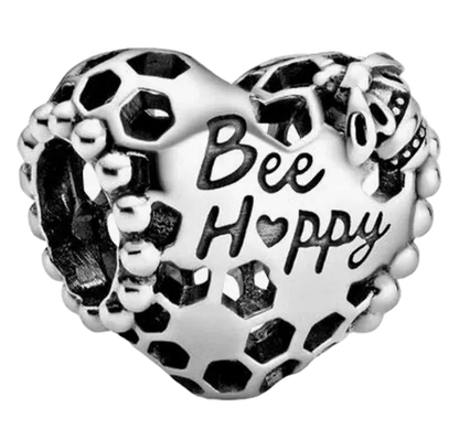 Charm Corazon "Bee Happy"