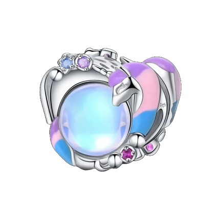 Charm Esfera Opal y Unicornios
