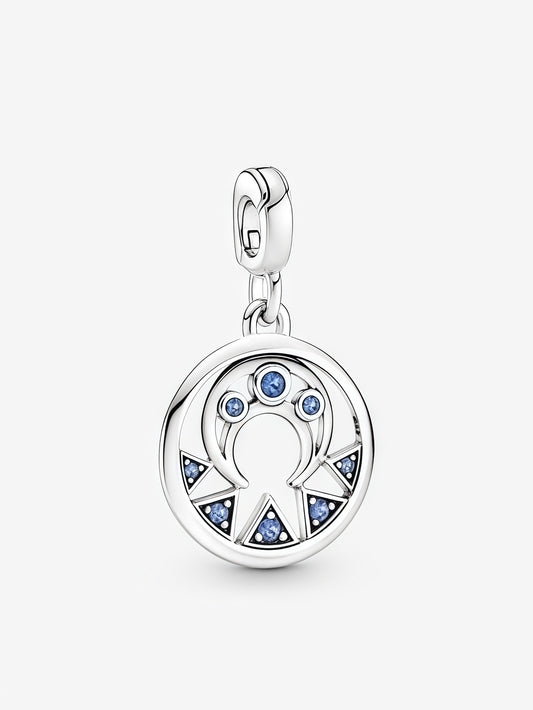 Charm Luna y Triangulos Diamantados