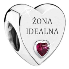 Charm Coraz√≥n Plata "Zona Idealna"
