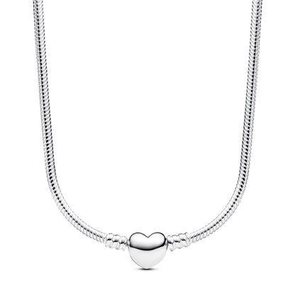 Collar Coraz√≥n Plateado