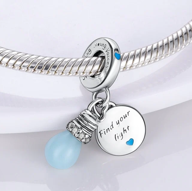 Charm "Encontrando tu luz" Fluorescente