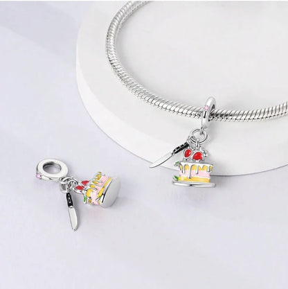 Charm Pastel de Cumplea√±os "Happy Birthday"