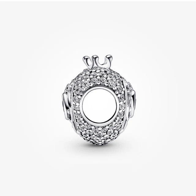 Charm Corazón Rosa & Corona