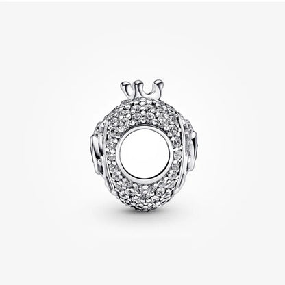 Charm Coraz√≥n Rosa & Corona