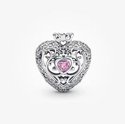 Charm Corazón Rosa & Corona