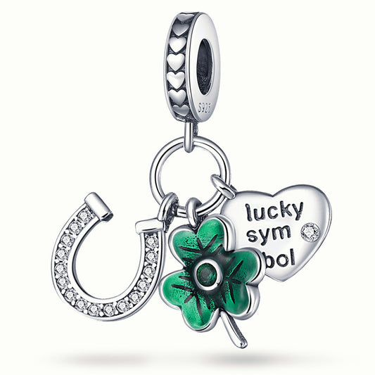 Charm S√≠mbolo de la Suerte con Trebol