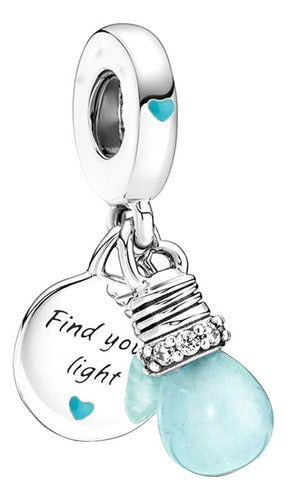 Charm Foco Azul "Find you light"