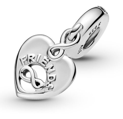 Charm Corazon e infinito "Friends"