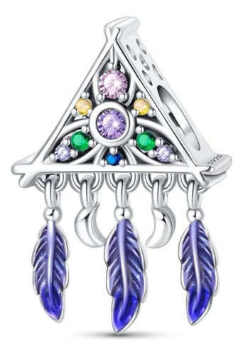 Charm Atrapasueños Triangulo Colorido