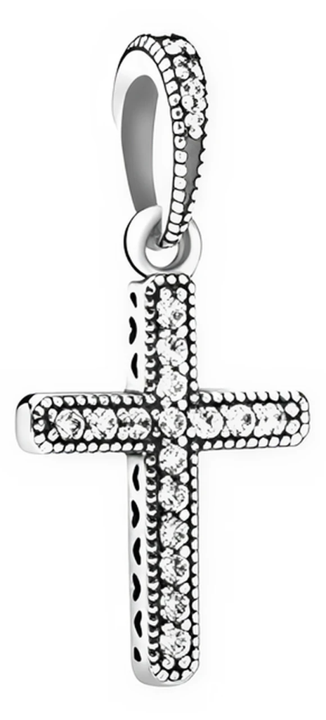 Charm Cruz de Diamantes
