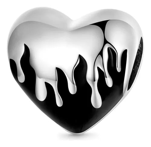 Charm Corazon Negro