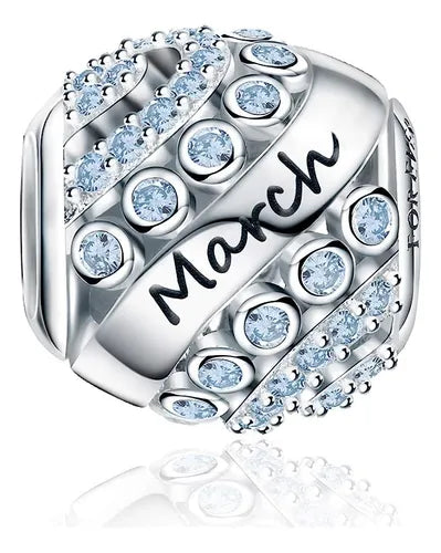 Charm Abalorio "March" Diamantado