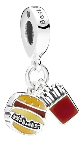 Charm Hamburguesa y Papas Fritas