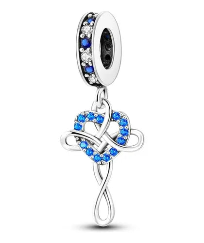 Charm Cruz & Corazon Diamantado