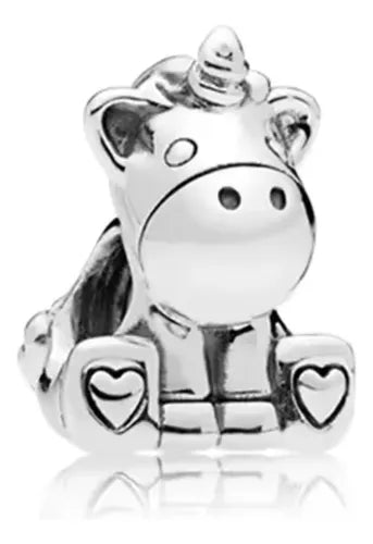 Charm Unicornio con Corazones