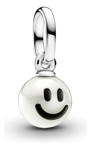 Charm Esfera Carita Feliz Plata