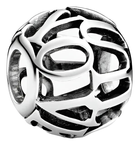 Charm "I Love You" Plata