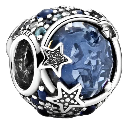 Charm Estrellas Brillantes Azul